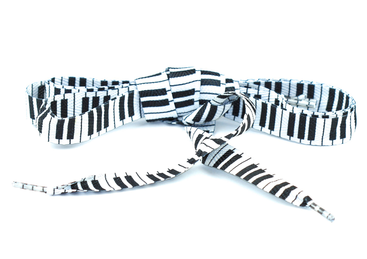 AIM Gifts brand Shoelaces White Piano Keyboards