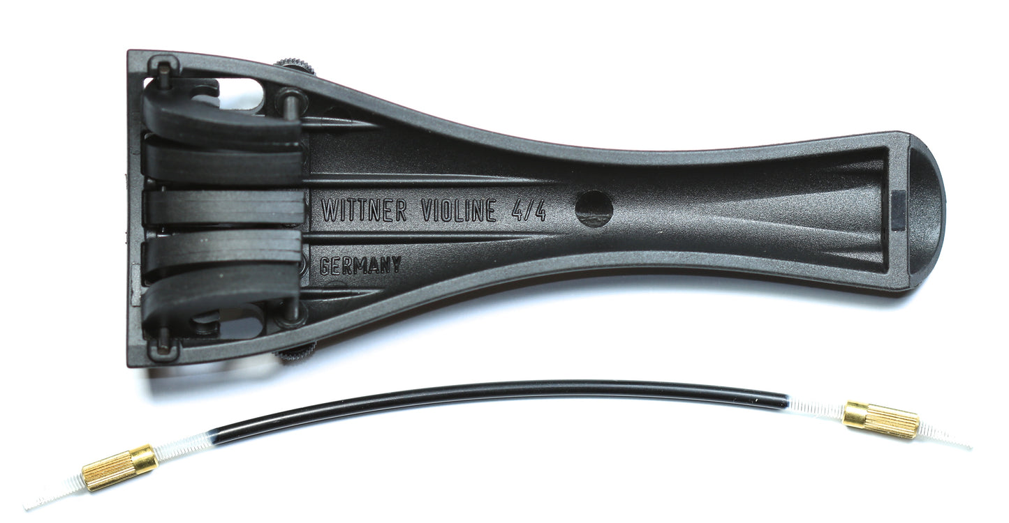 Wittner ultra violin viola 5 string tailpiece built in adjusters & nylon tie 4/4