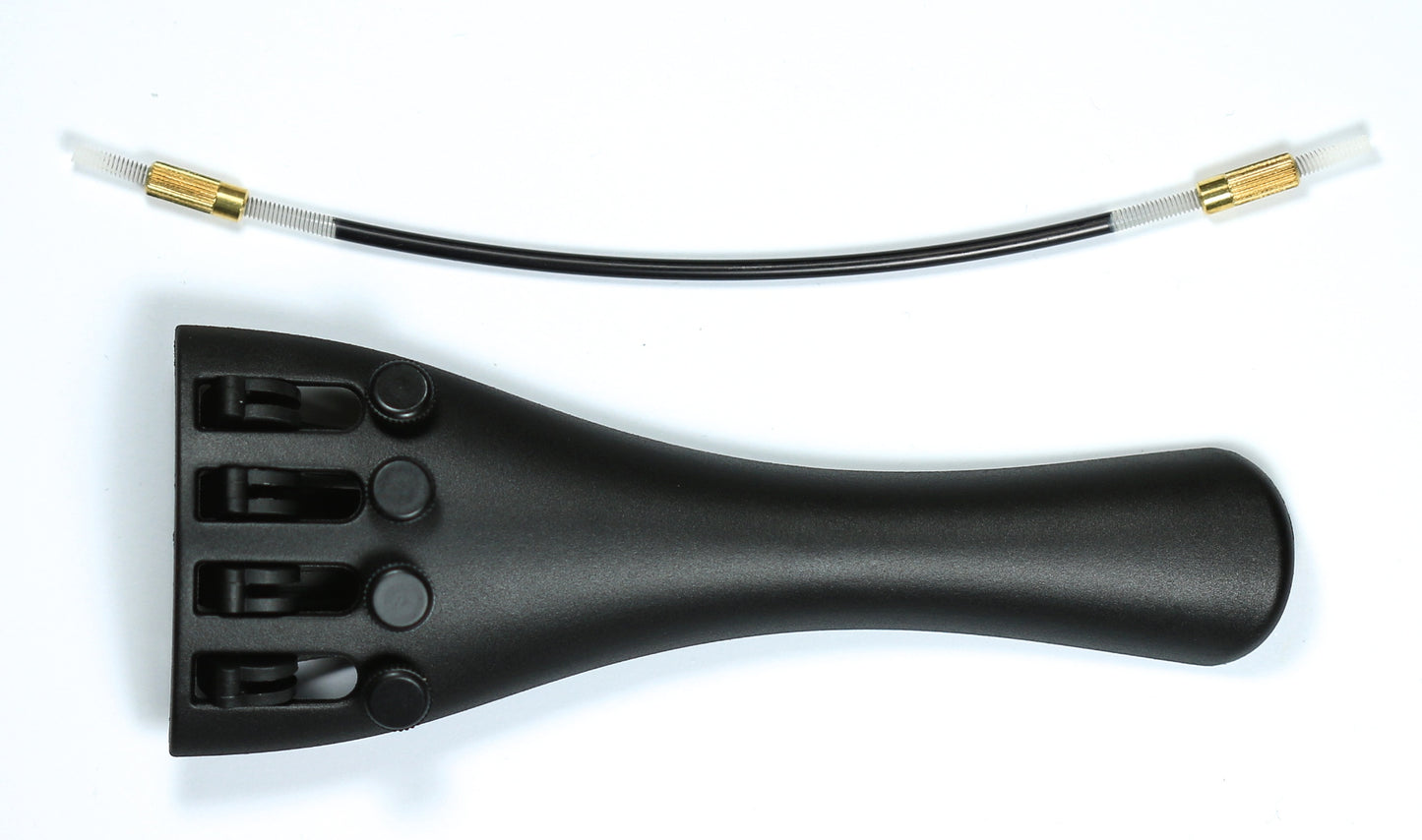 Wittner ultralight violin tailpiece built in adjusters & nylon tie 4/4 Size