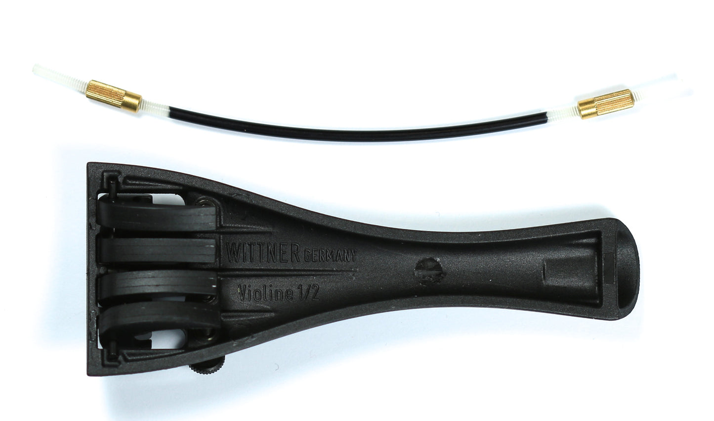 Wittner ultralight violin tailpiece built in adjusters & nylon tie 1/2 Size