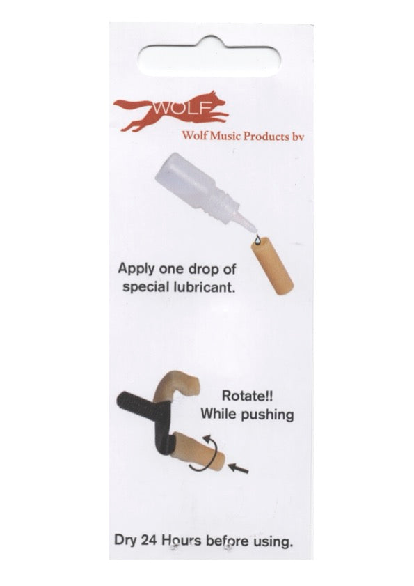Wolf leg rubbers replacement kit for violin viola shoulder rests SR58