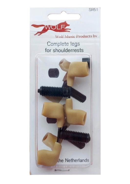 Set of 2 replacement legs for WOLF violin viola shoulder rests SR51