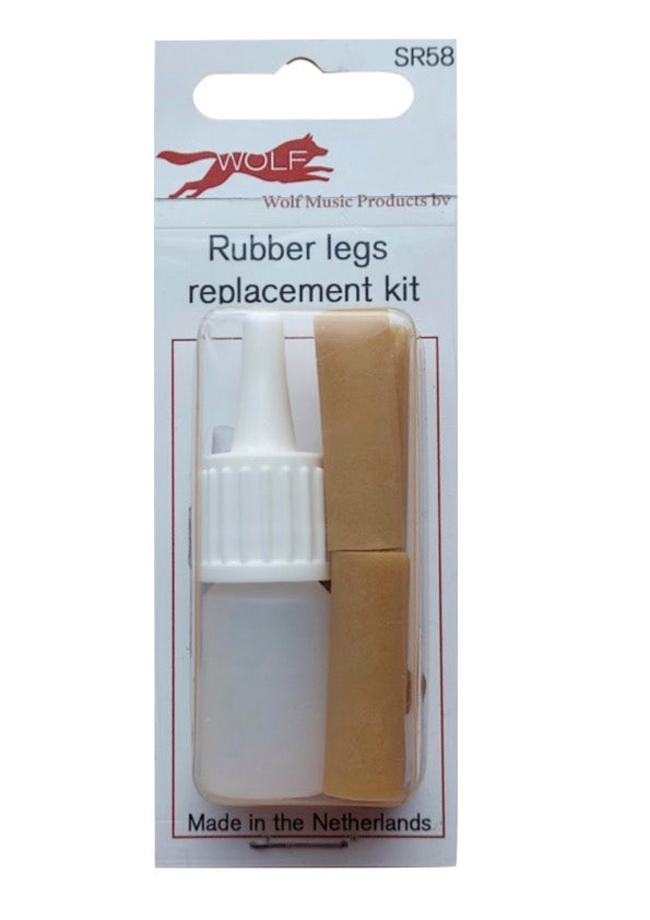 Wolf leg rubbers replacement kit for violin viola shoulder rests SR58