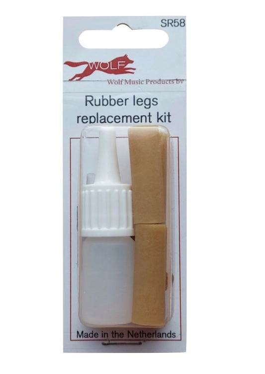 Wolf leg rubbers replacement kit for violin viola shoulder rests SR58