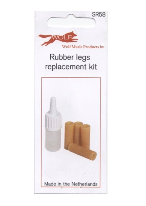Wolf leg rubbers replacement kit for violin viola shoulder rests SR58