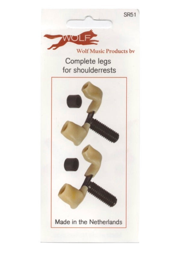 Set of 2 replacement legs for WOLF violin viola shoulder rests SR51