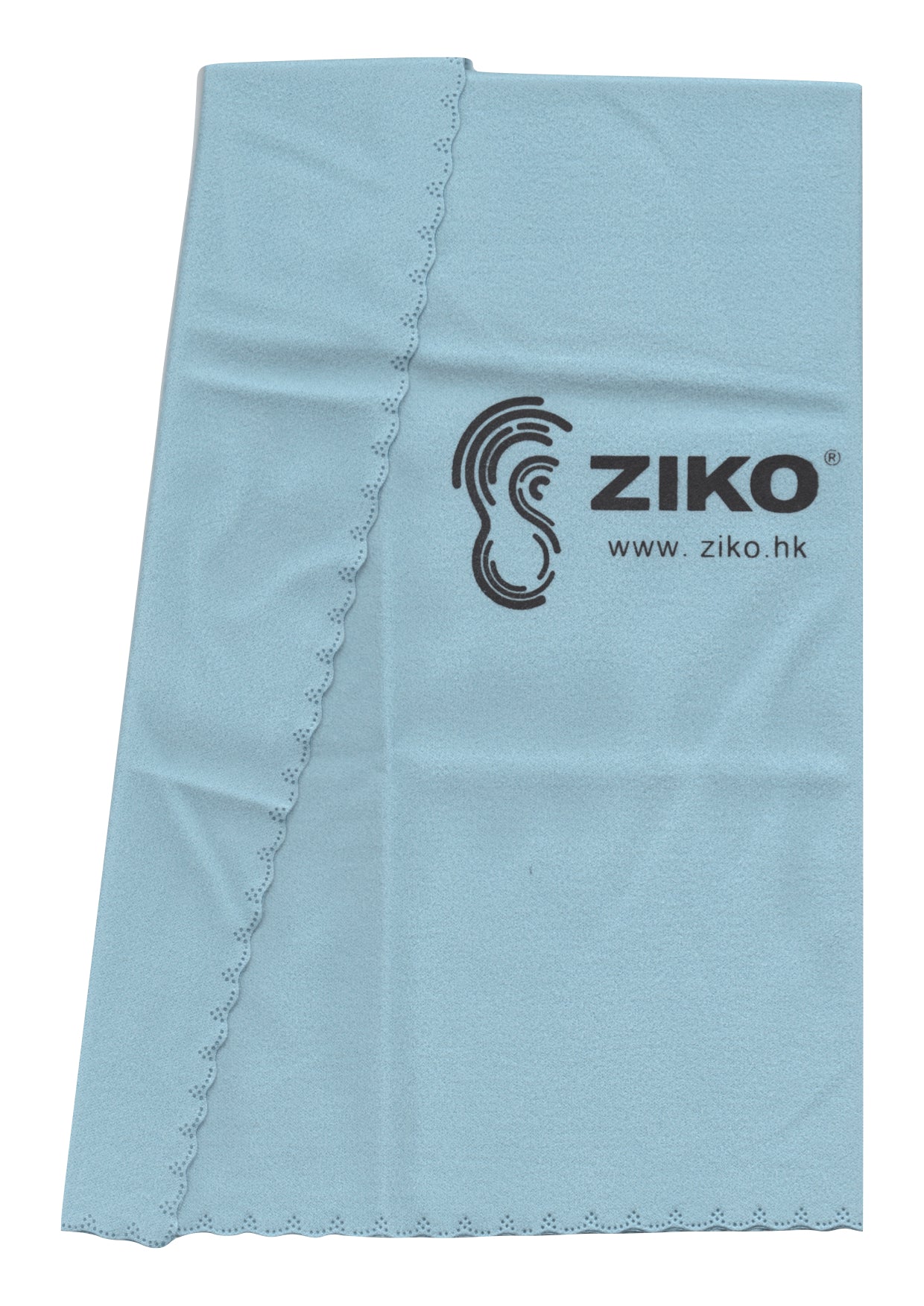Blue ZIKO brand polymer nanometer velour musical instrument cleaning cloth