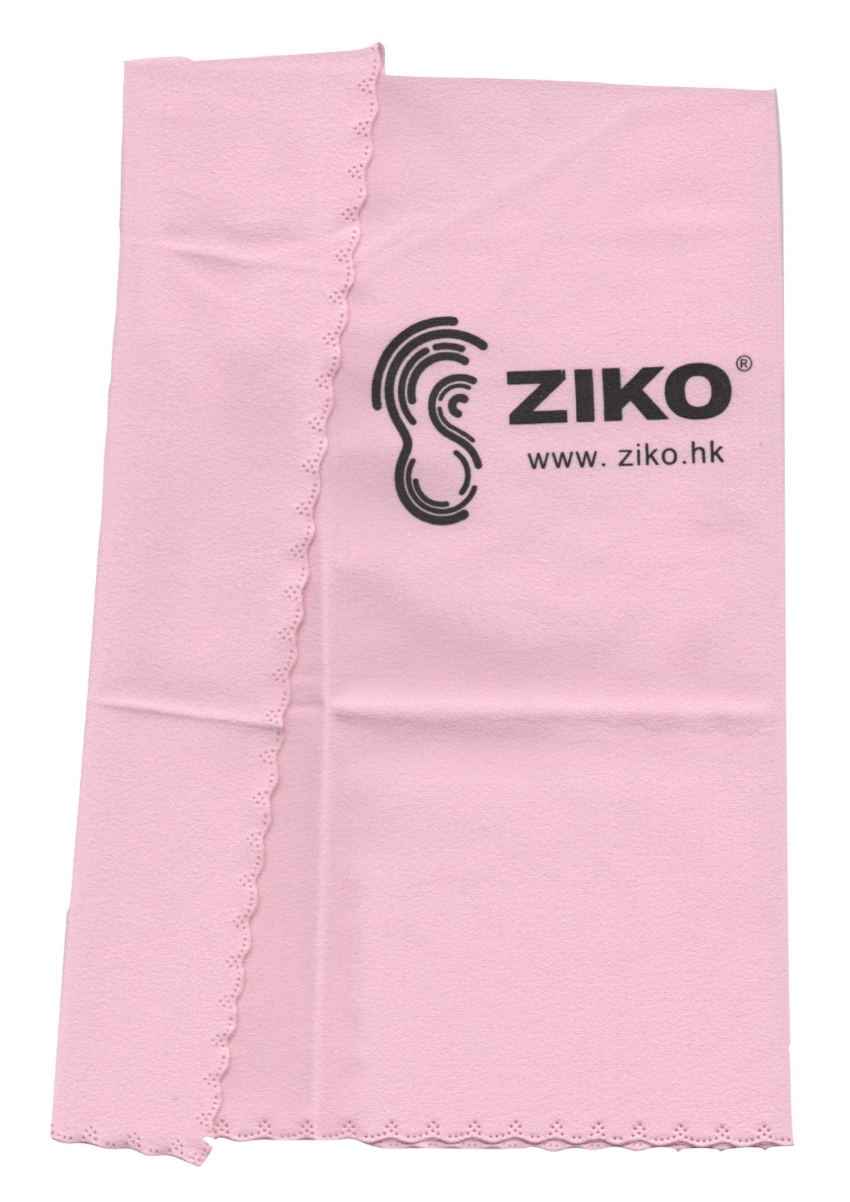 Pink ZIKO brand polymer nanometer velour musical instrument cleaning cloth