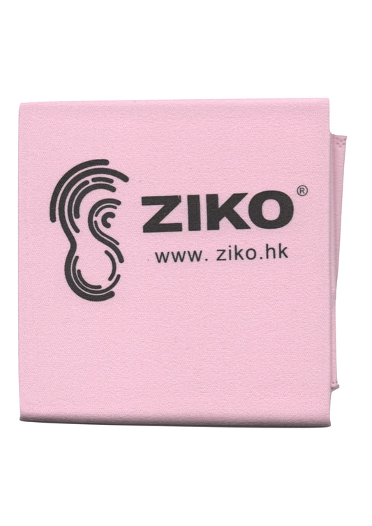 Pink ZIKO brand polymer nanometer velour musical instrument cleaning cloth
