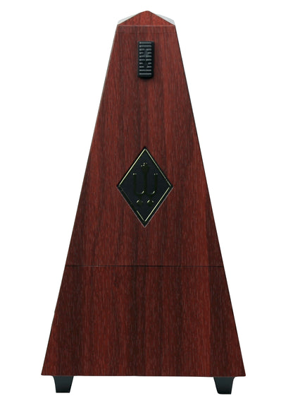 Wittner 845111 plastic pyramid pendulum mechanical metronome mahogany finish