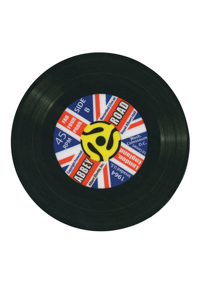 AIM Gifts single vinyl drinks coaster with rubber non slip base Abbey Road LP