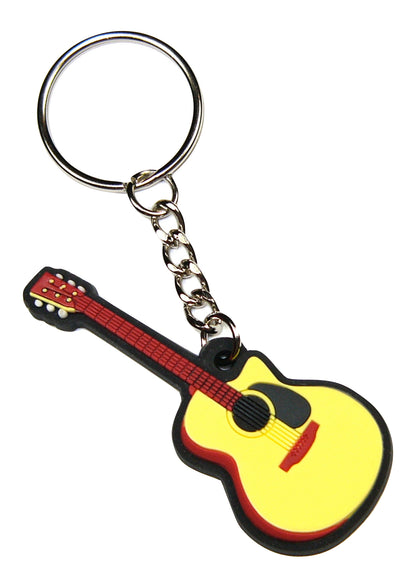 MD brand detailed music acoustic guitar keyring quality materials