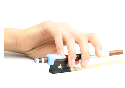 Pinky Hold Blue bow holding aid assists with proper hand posture violin/viola