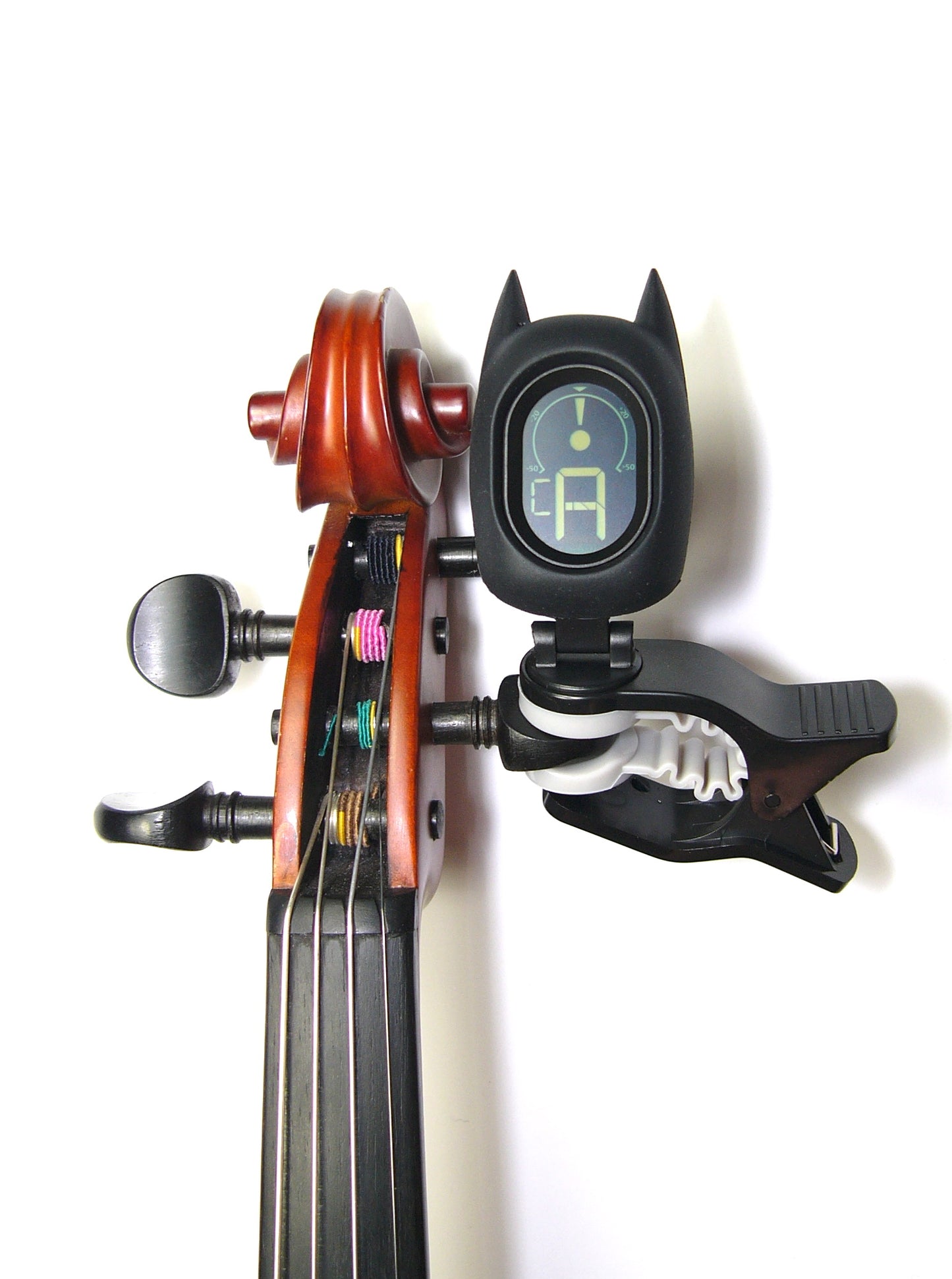 A72 swiff brand black bat clip on chromatic tuner 5 instrument modes