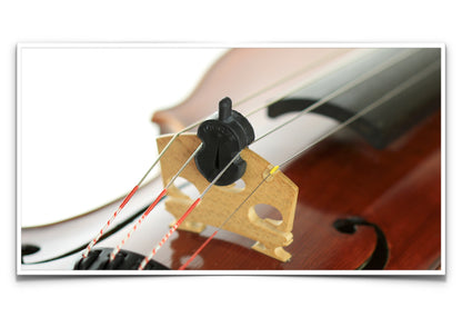 Original tourte single hole black rubber violin viola mute 3/4 4/4 Size