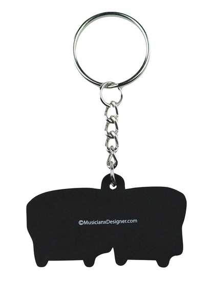MD Brand detailed Yellow Bongo Keyring made of quality materials