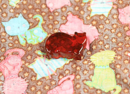 Cat shaped rockin rosin violin viola cello with patterned cloth