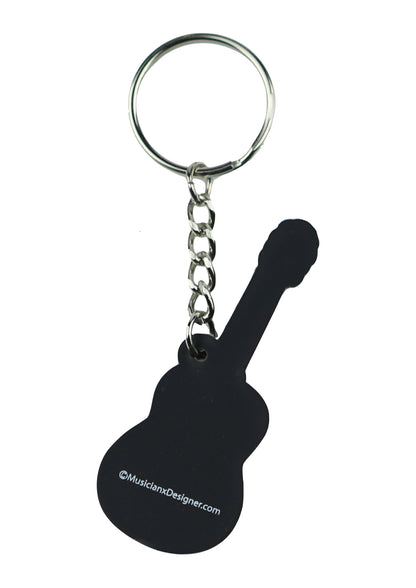 MD brand detailed music classical guitar keyring quality materials