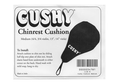 CUSHY Medium NAVY 3/4 - 4/4 violin 13”-14” viola chinrest pad cushion