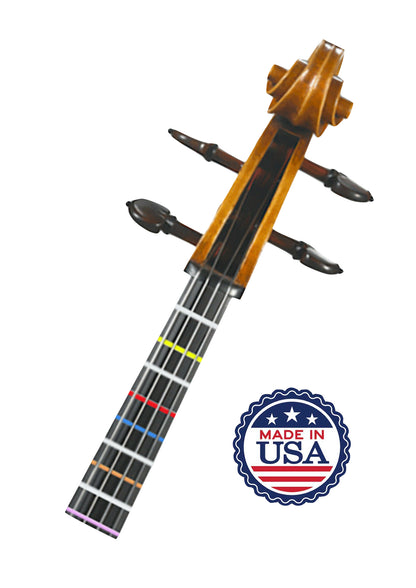 Don’t Fret self-adhering vinyl fingerboard fingering marker 4/4 violin 14" Viola