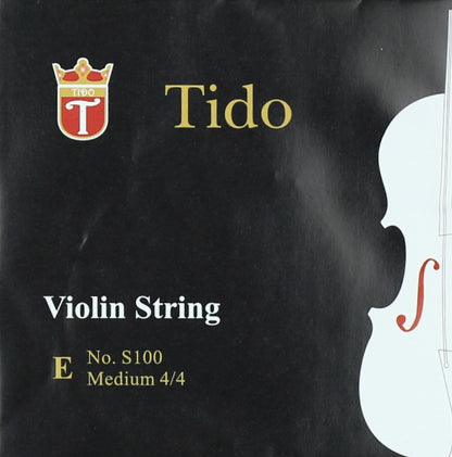 4/4 size Tido brand violin string set wound with metal core