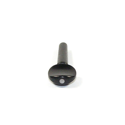 1/8 size set of 4 ebony violin tuning pegs mother of pearl inlay