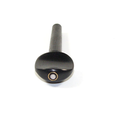 Set of 4 ebony violin tuning pegs Parisian eye inlay 1/4 size