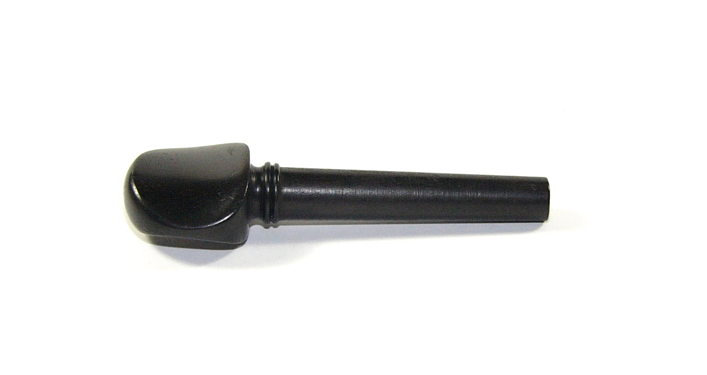 Set of 4 ebony violin tuning pegs Parisian eye inlay 1/4 size