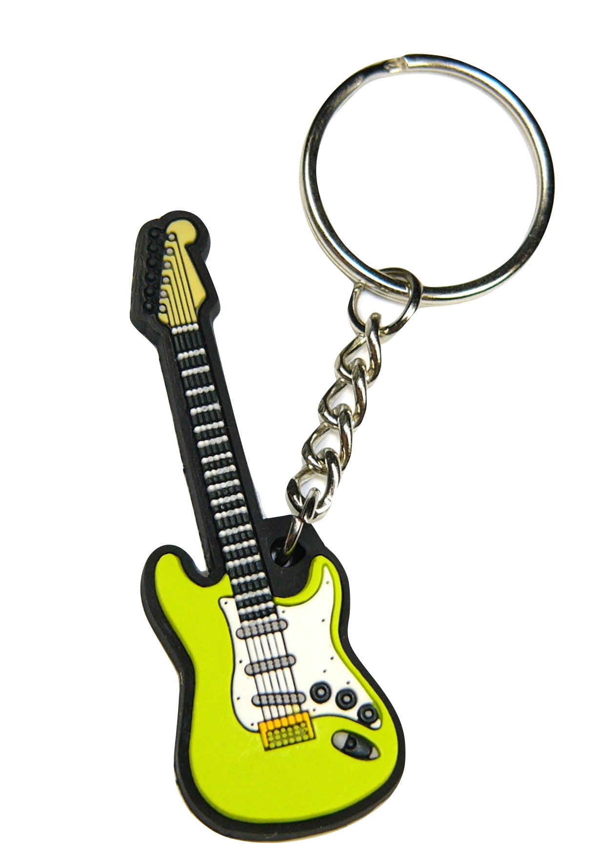 MD brand detailed green music guitar keyring quality materials