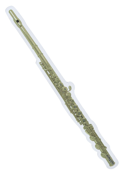 Aim gifts brand music woodwind flute die cut fridge magnet