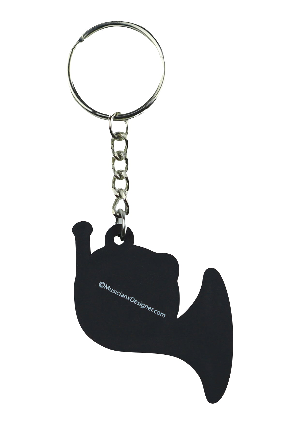 MD brand detailed french horn keyring made of quality materials