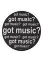 Got Music? Novelty computer mouse pad thick rubber base