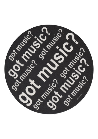 Got Music? Novelty computer mouse pad thick rubber base