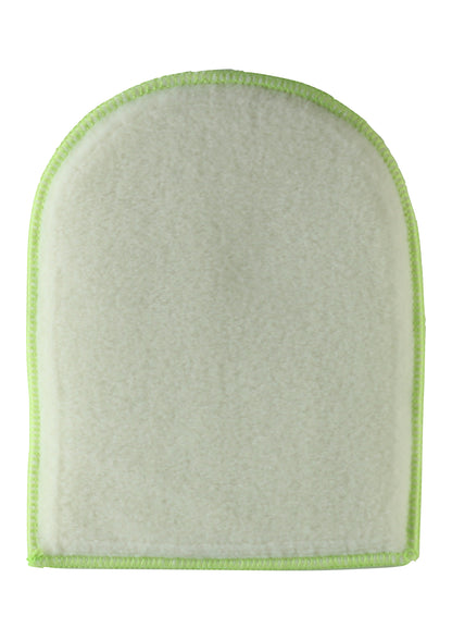 Super soft green cotton piano cleaning polishing mitten cloth