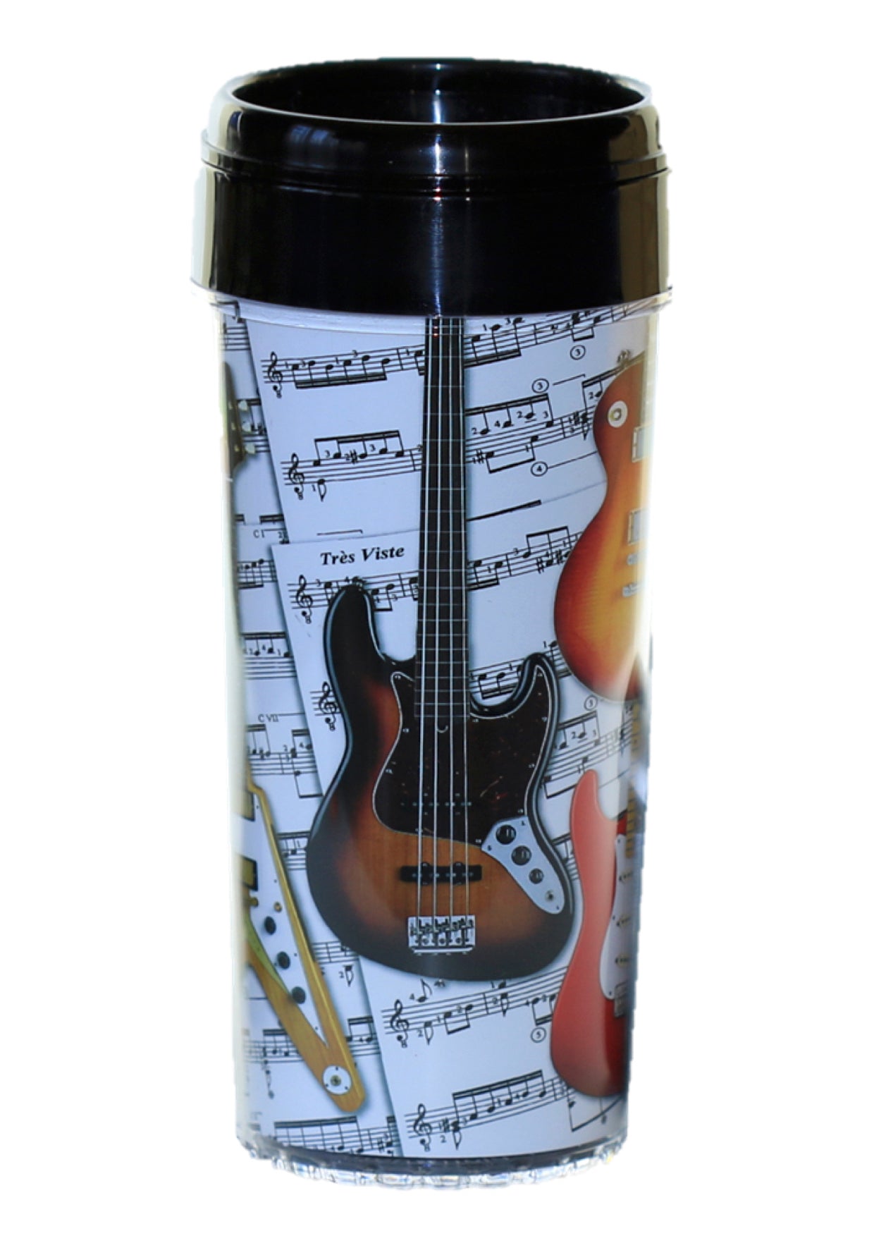 AIM Gifts Plastic Tumbler Electric Guitars