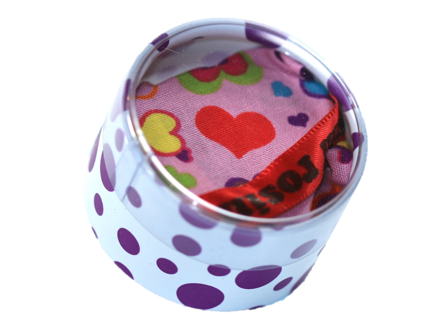Rockin Rosin for violin viola cello heart shaped patterned cloth