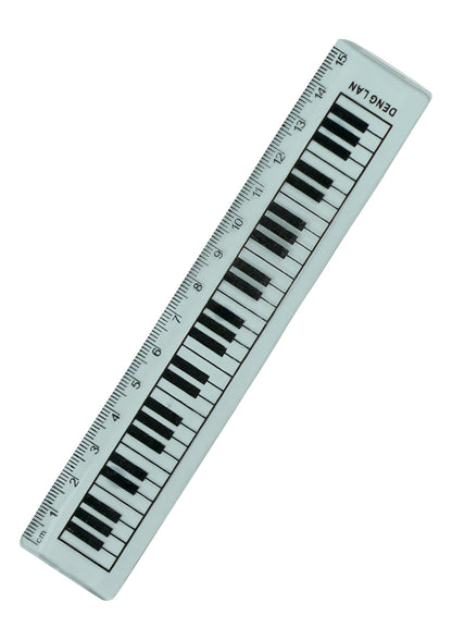 5 piece musical stationery kit pencil case sharpener pencil eraser & ruler