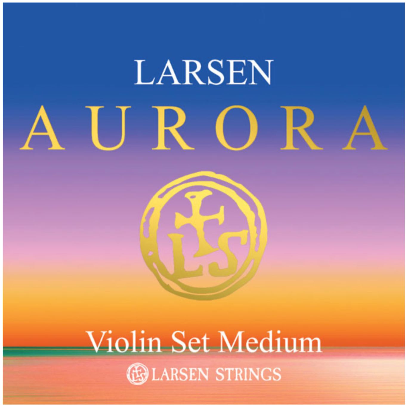 Larsen Aurora violin string set MEDIUM 4/4 Made in Denmark
