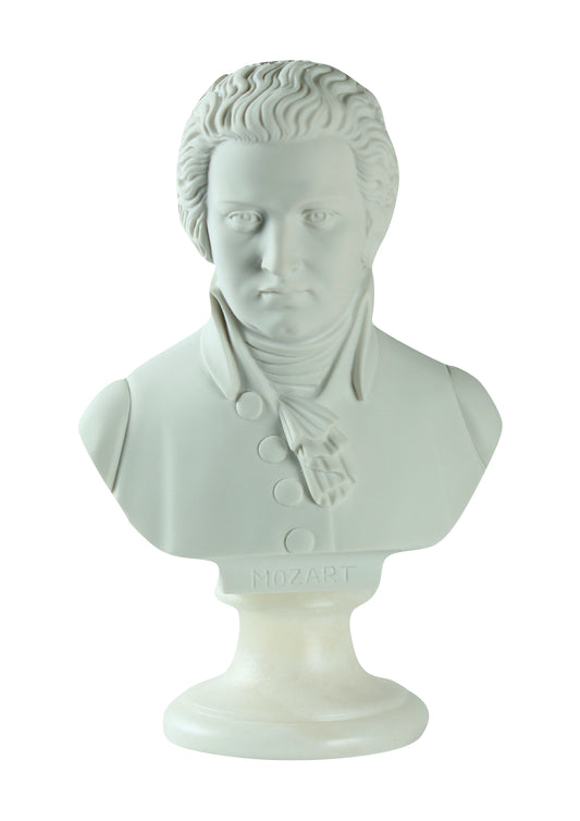 A.Giannelli Composer Bust of MOZART (Medium) Made in Italy