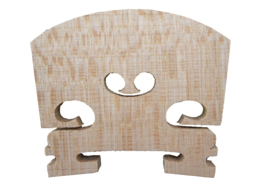 1/10 size uncut violin bridge blank made of selected maple wood