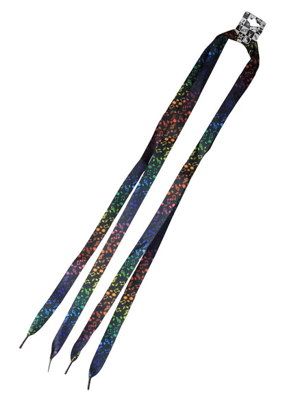 AIM Gifts brand Shoelaces Multi Coloured  Music Notes