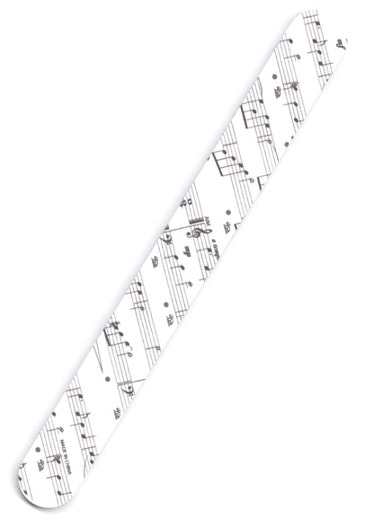 1 X Double sided music notes design emery board nail file