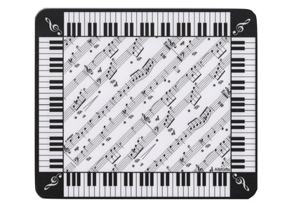 Music notes piano design music computer mouse pad thick rubber base