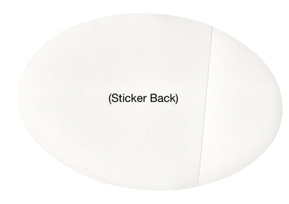 AIM Gifts Oval Bumper Sticker BASS