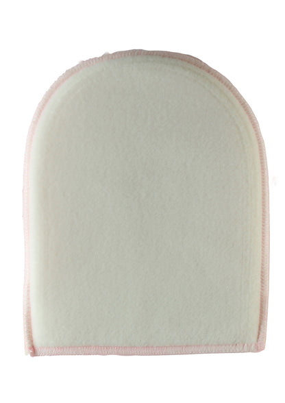 Super soft cotton piano cleaning polishing mitten cloth pink colour