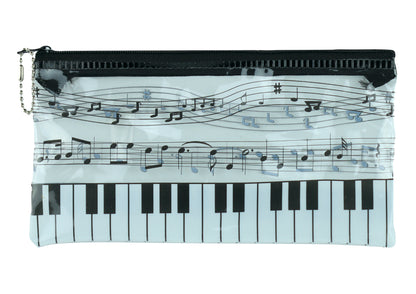 5 piece musical stationery kit pencil case scissors pencil eraser & ruler
