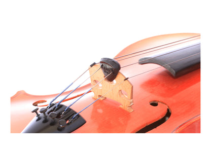 Black soft rubber Polly Mute for viola all sizes warm sound