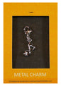 Musician Designer metal single quaver music charm with lobster claw lock