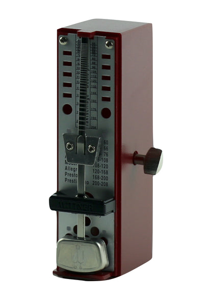 Red Wittner Taktell Super Mini pendulum metronome accurate & portable