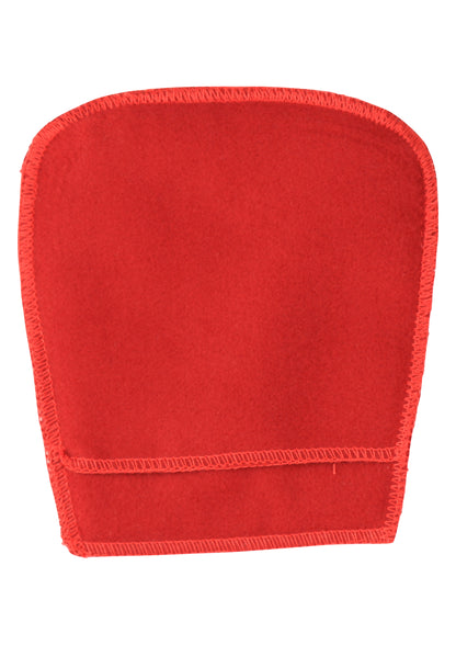 Super soft red cotton piano cleaning/polishing mitten pad cloth
